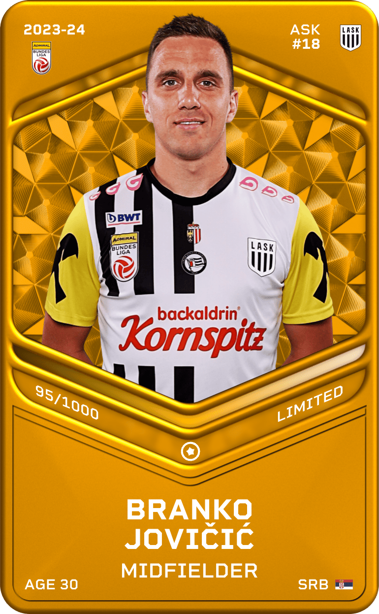 Branko Jovičić 2023-24 • Limited 95/1000