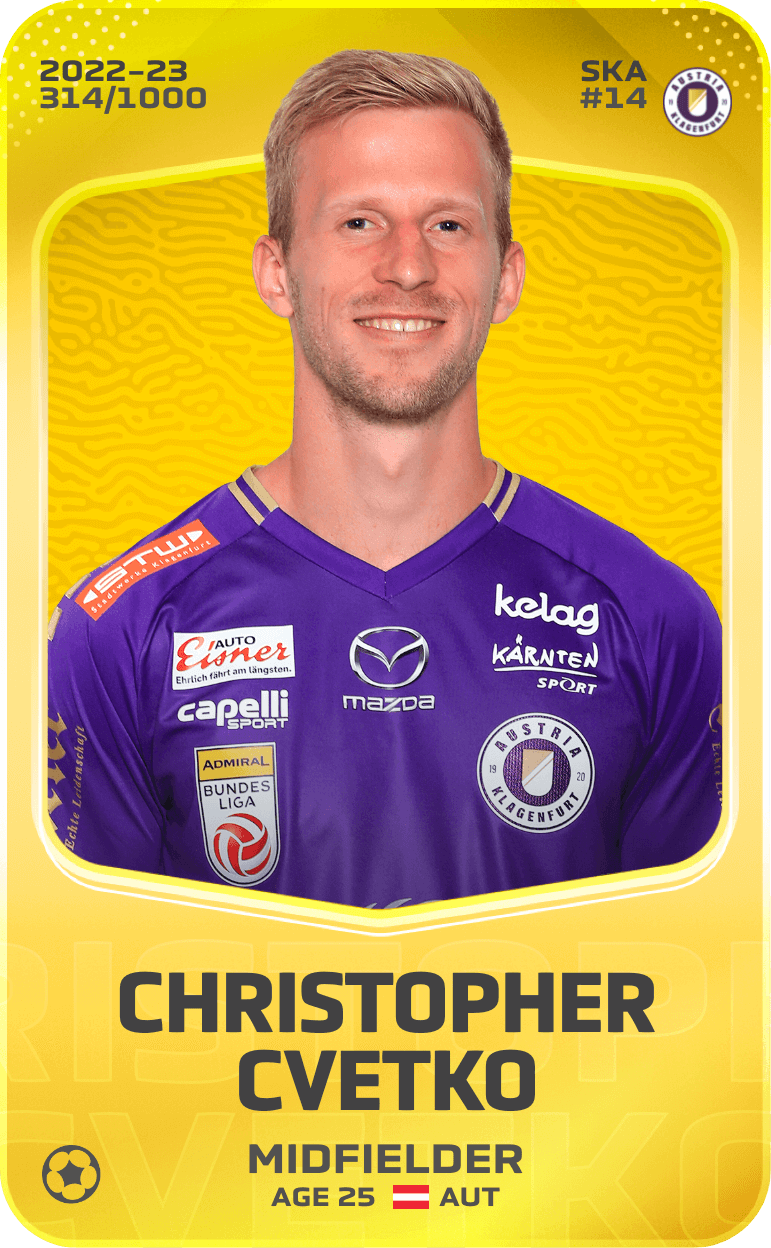 Christopher Cvetko 2022-23 • Limited 314/1000