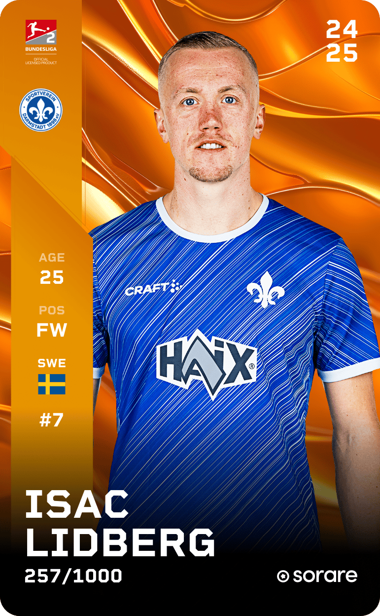 Isac Lidberg 2024-25 • Limited 257/1000