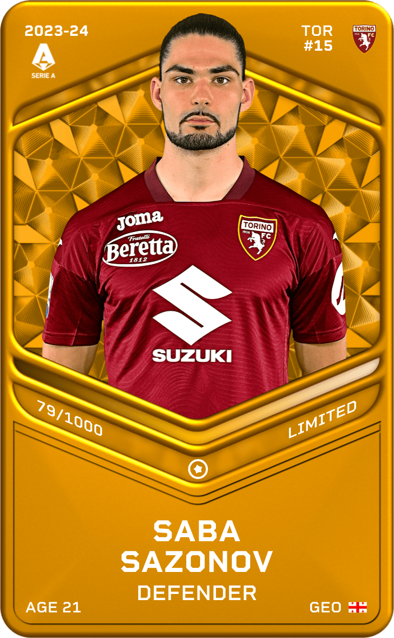 Saba Sazonov 2023-24 • Limited 79/1000