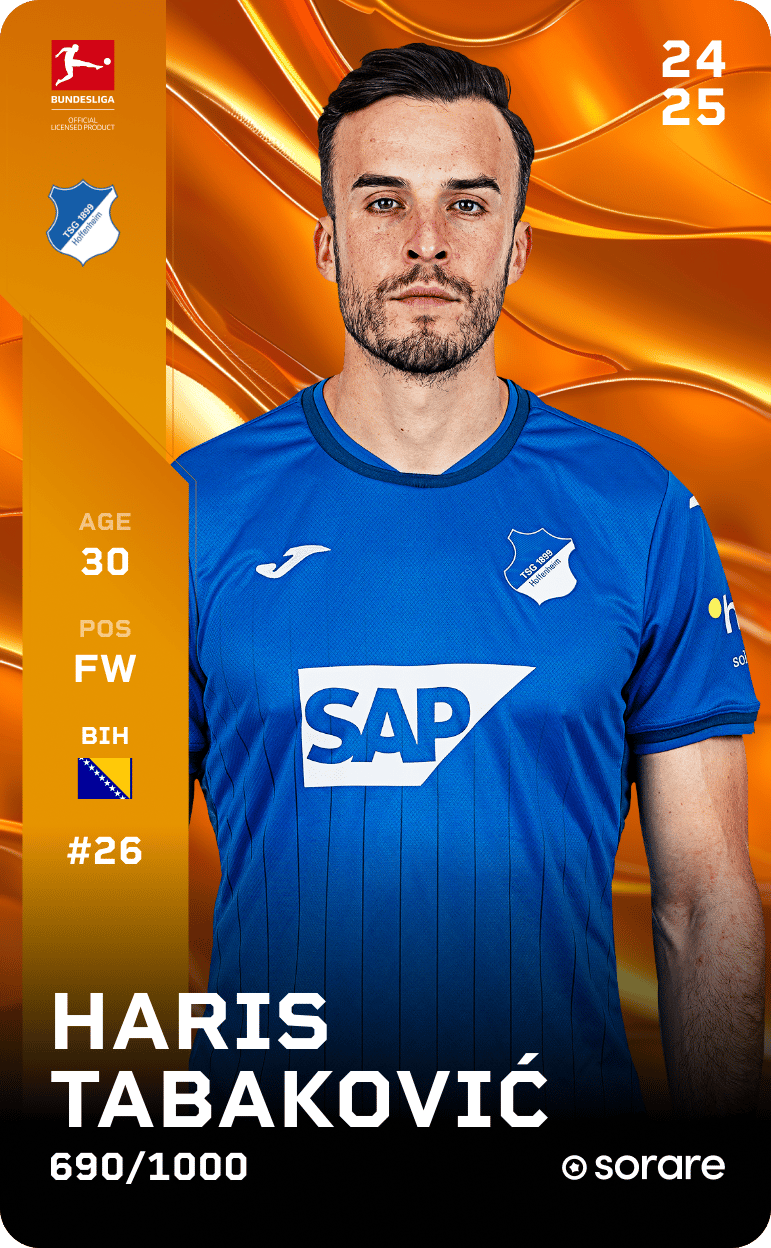 Haris Tabaković 2024-25 • Limited 690/1000
