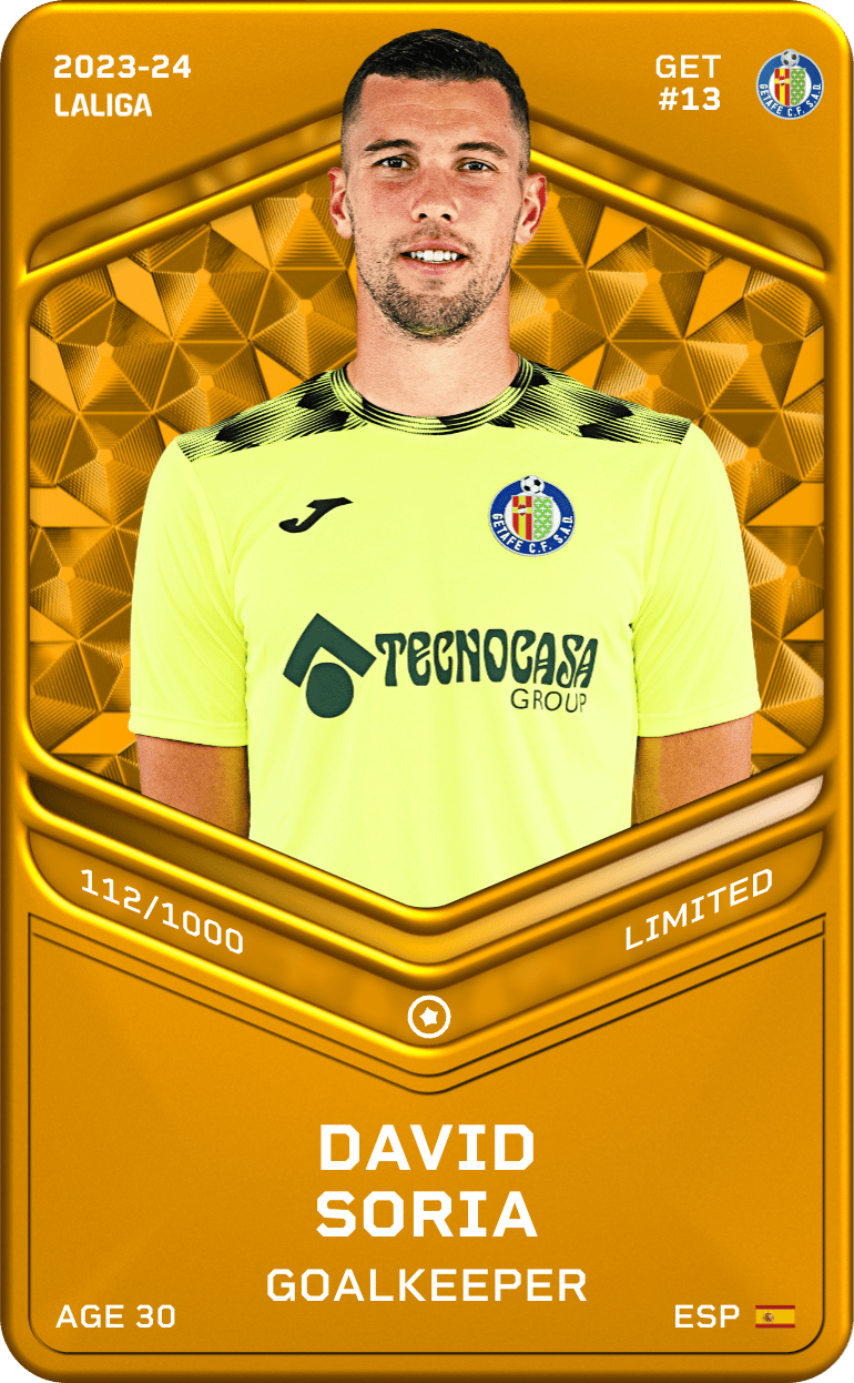 David Soria 2023-24 • Limited 112/1000