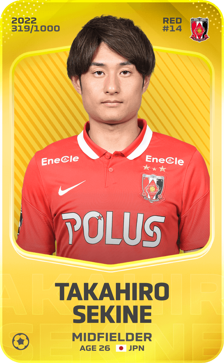Takahiro Sekine 2022-23 • Limited 319/1000
