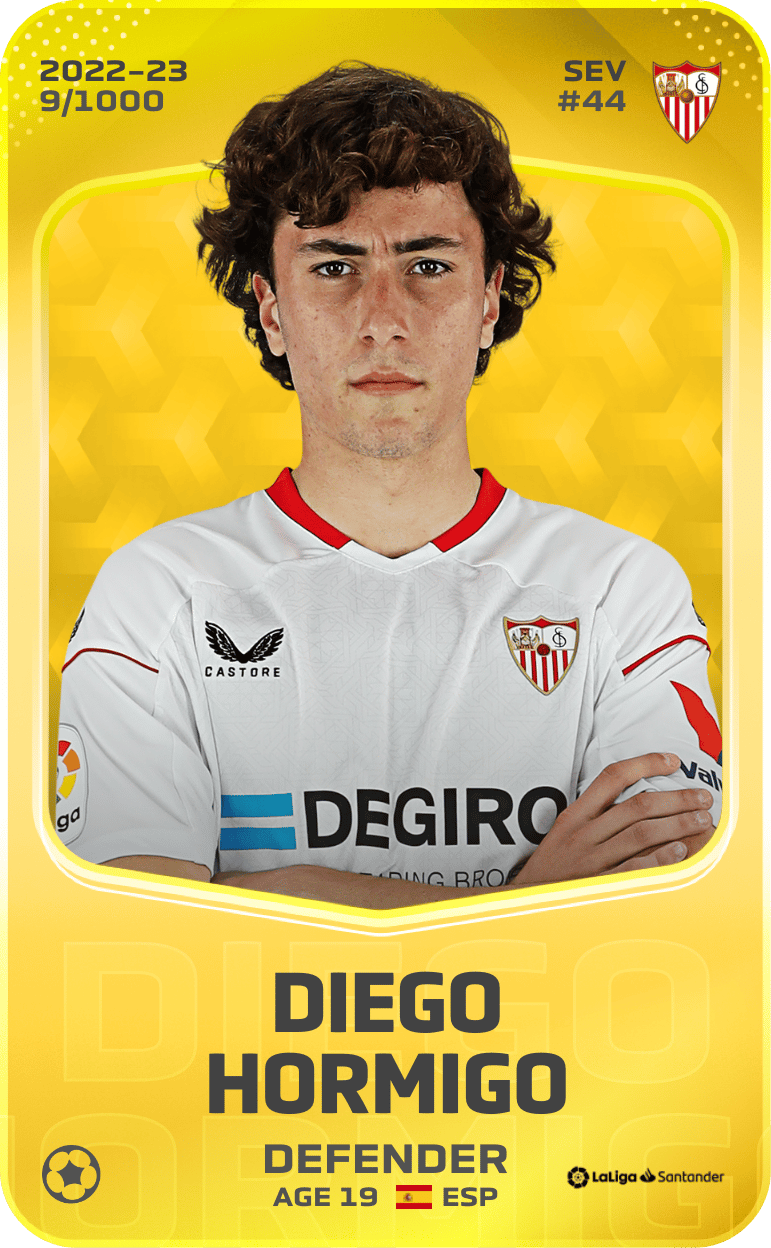 Diego Hormigo 2022-23 • Limited 9/1000