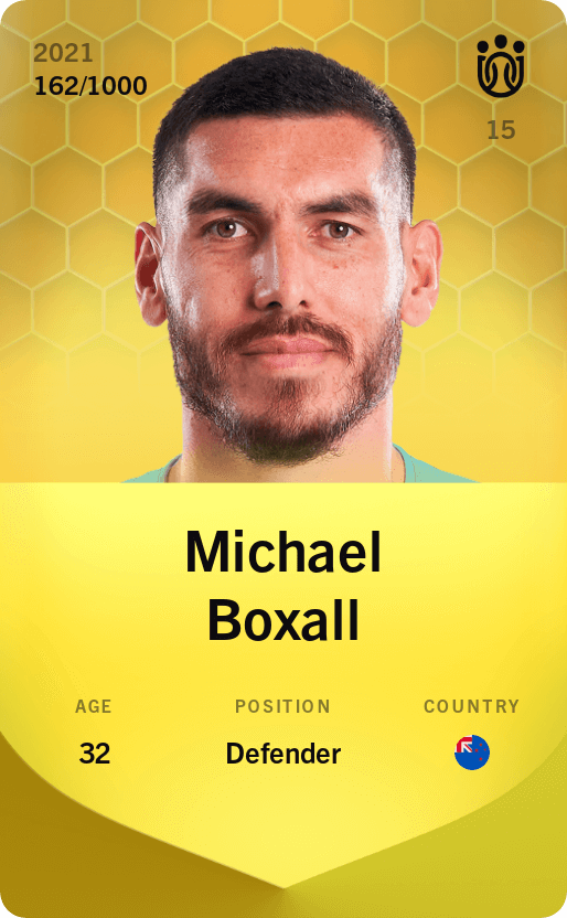 Michael Boxall 2021-22 • Limited 162/1000