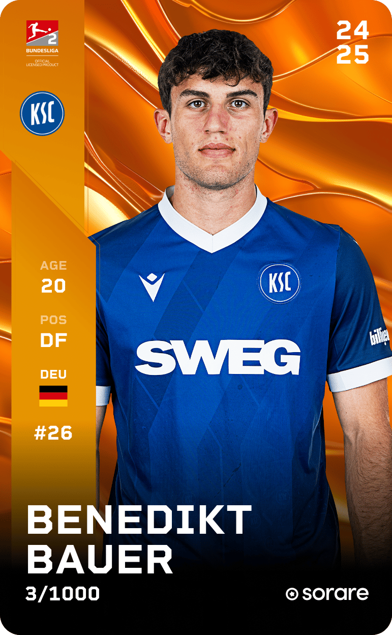 Benedikt Bauer 2024-25 • Limited 3/1000