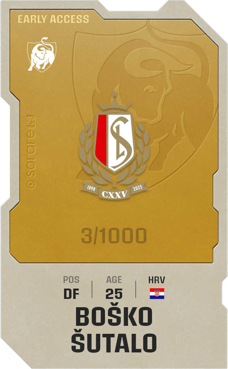 Boško Šutalo 2025-26 • Limited 3/1000