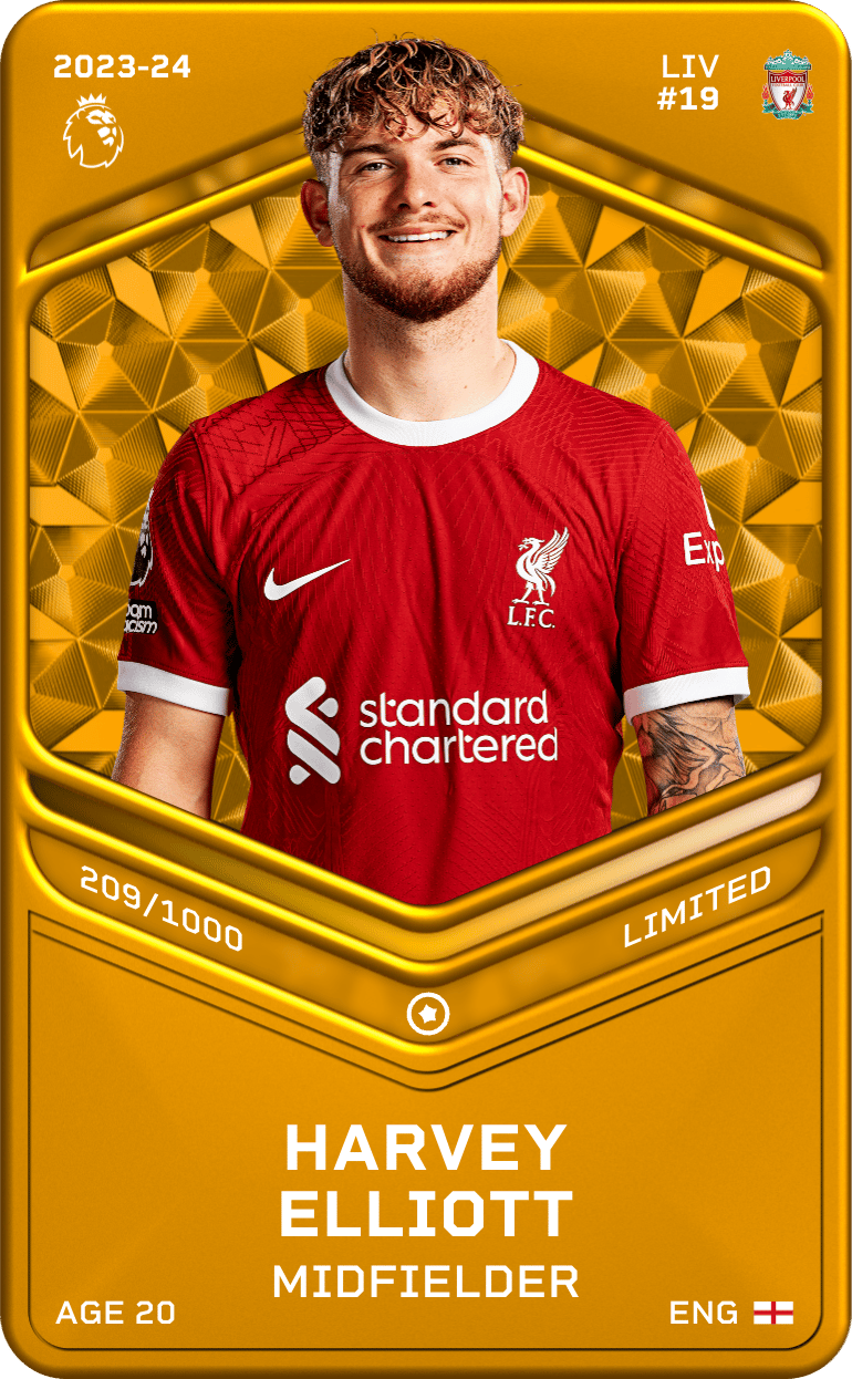 Harvey Elliott 2023-24 • Limited 209/1000