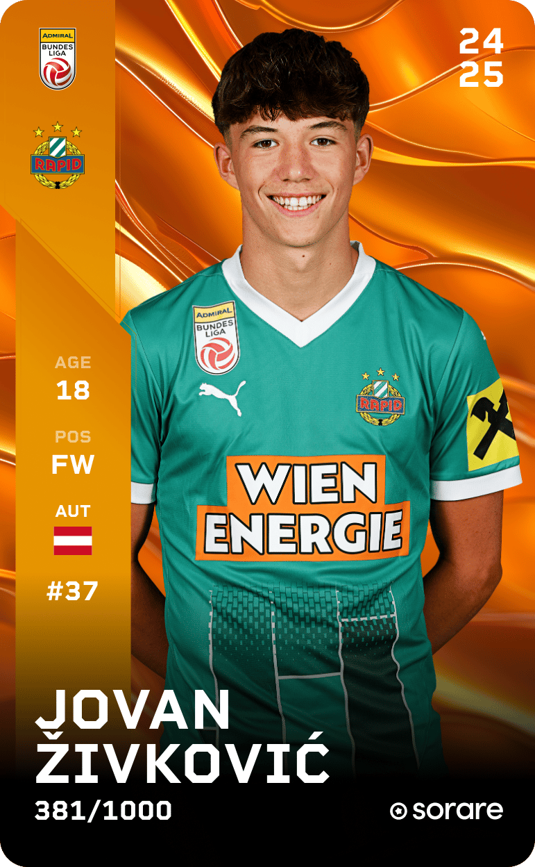 Jovan Živković 2024-25 • Limited 381/1000