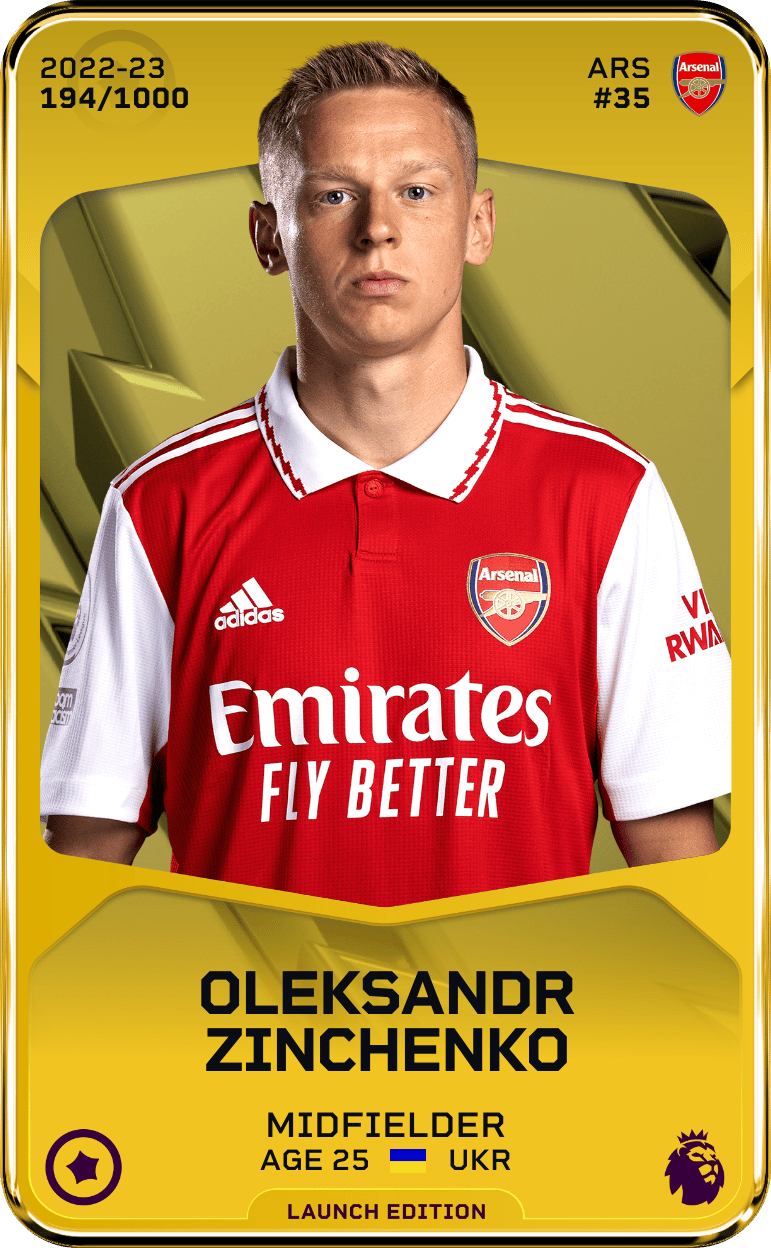 Oleksandr Zinchenko 2022-23 • Limited 194/1000