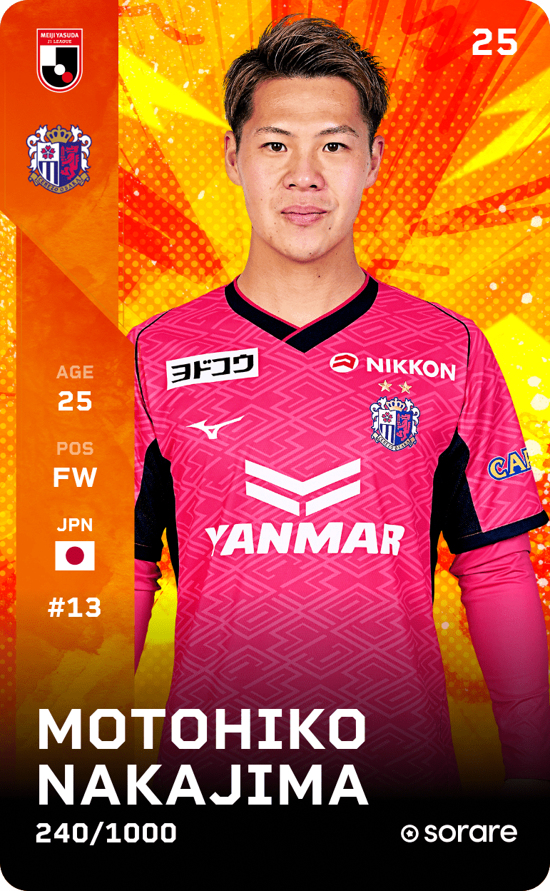 Motohiko Nakajima 2025-26 • Limited 240/1000