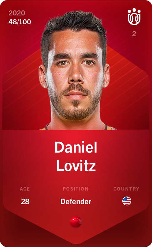 Sorare - Sorare Official - Daniel Lovitz 2020-21 • Rare 48/100 - NFT # 108348057564716575933945189522899824924467787109188678410116169770758341043828