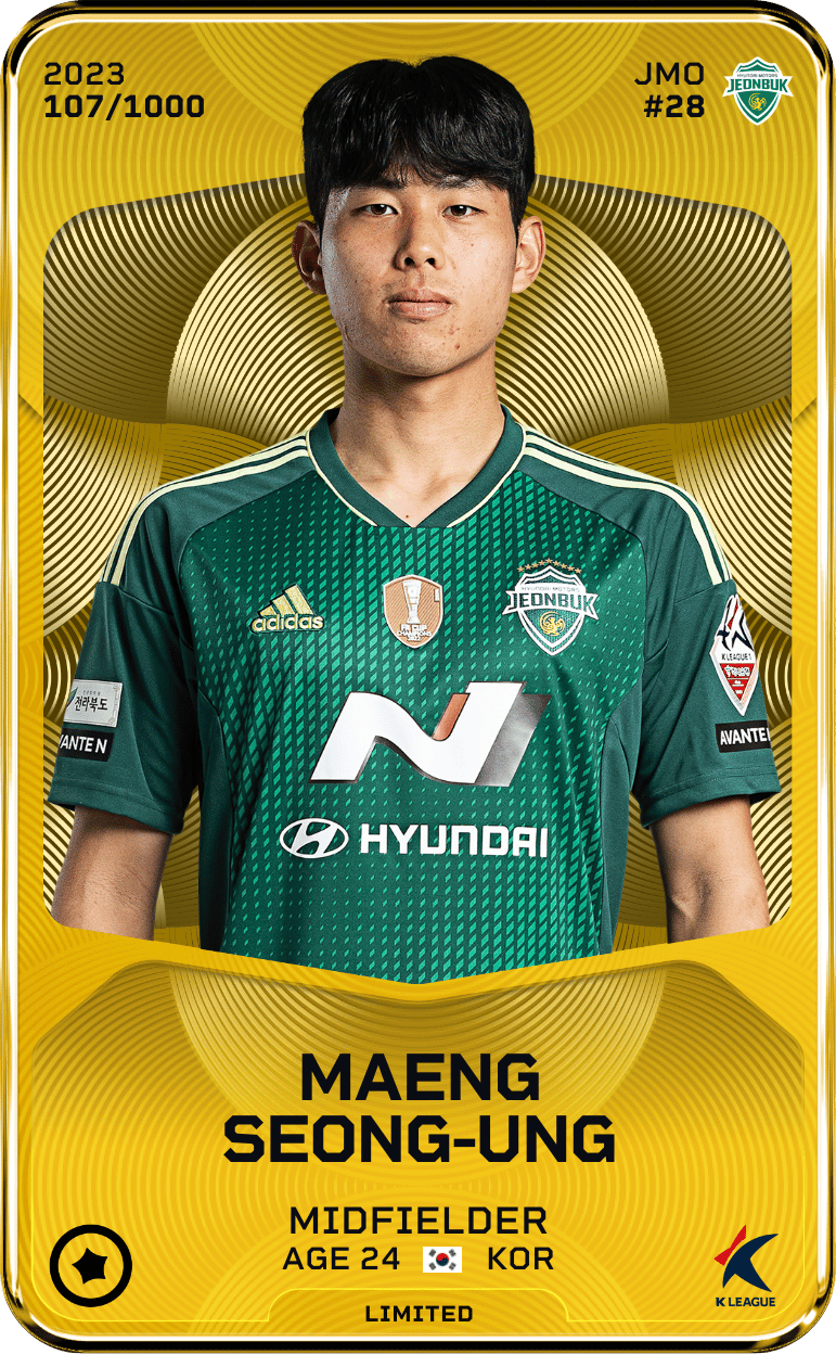 Maeng Seong-Ung 2023-24 • Limited 107/1000