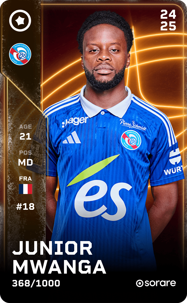 Junior Mwanga 2024-25 • Limited 368/1000