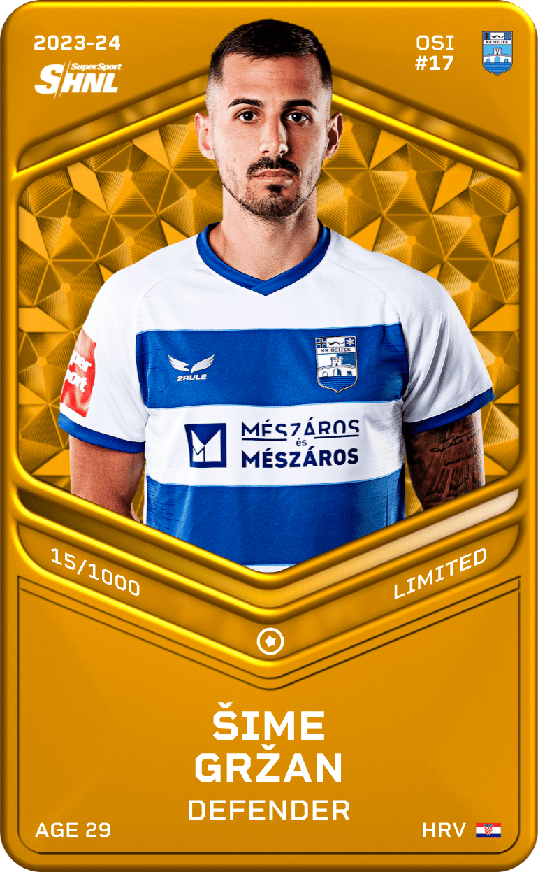 Šime Gržan 2023-24 • Limited 15/1000