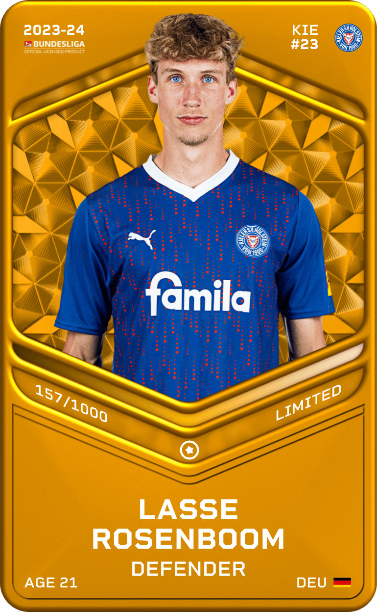 Lasse Rosenboom 2023-24 • Limited 157/1000
