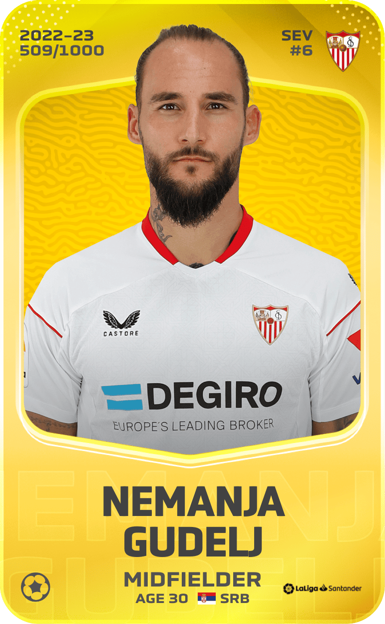 Nemanja Gudelj 2022-23 • Limited 509/1000