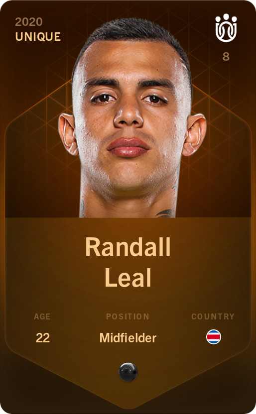 Sorare - Sorare Official - Randall Leal 2020-21 • Unique - NFT # 97644047736556183486935299079360926572225520066614168137211828460613008098869