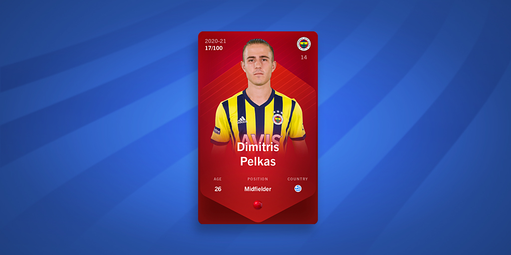 Dimitris Pelkas 2020 21 Rare 17 100