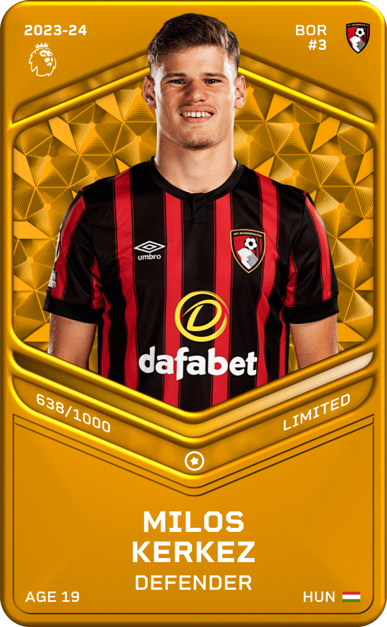 Milos Kerkez 2023-24 • Limited 638/1000