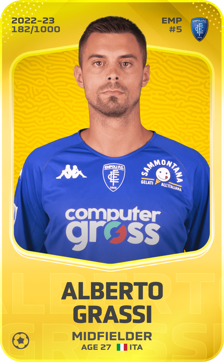 Alberto Grassi 2022-23 • Limited 182/1000