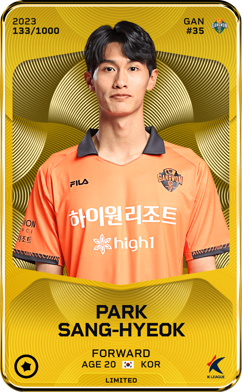 Park Sang-Hyeok 2023-24 • Limited 133/1000