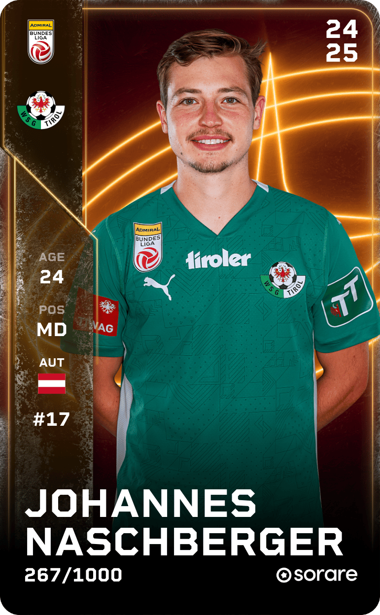 Johannes Naschberger 2024-25 • Limited 267/1000