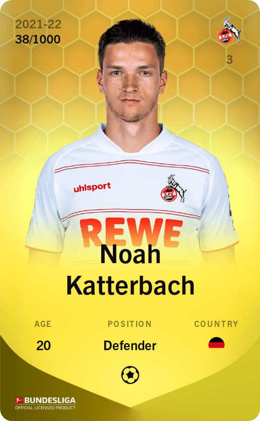 Noah Katterbach 2021-22 • Limited 38/1000