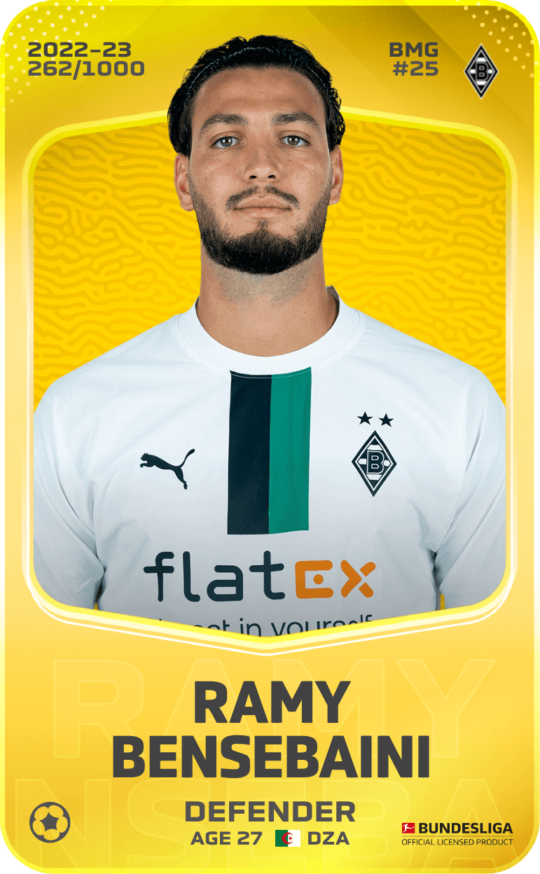 Ramy Bensebaini 2022-23 • Limited 262/1000