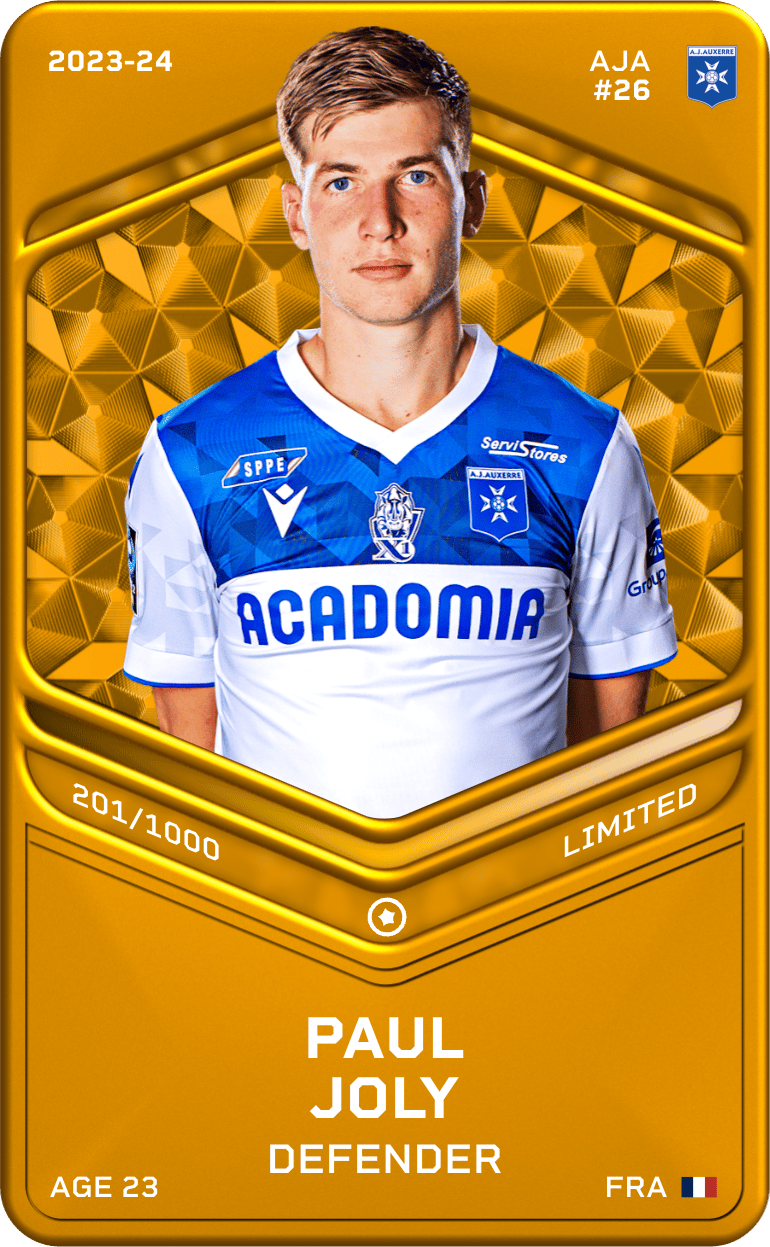 Paul Joly 2023-24 • Limited 201/1000