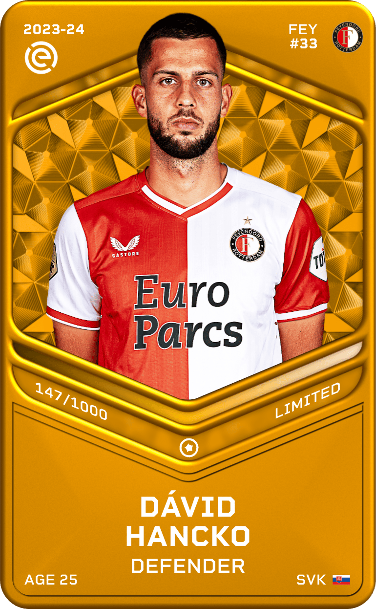 Dávid Hancko 2023-24 • Limited 147/1000