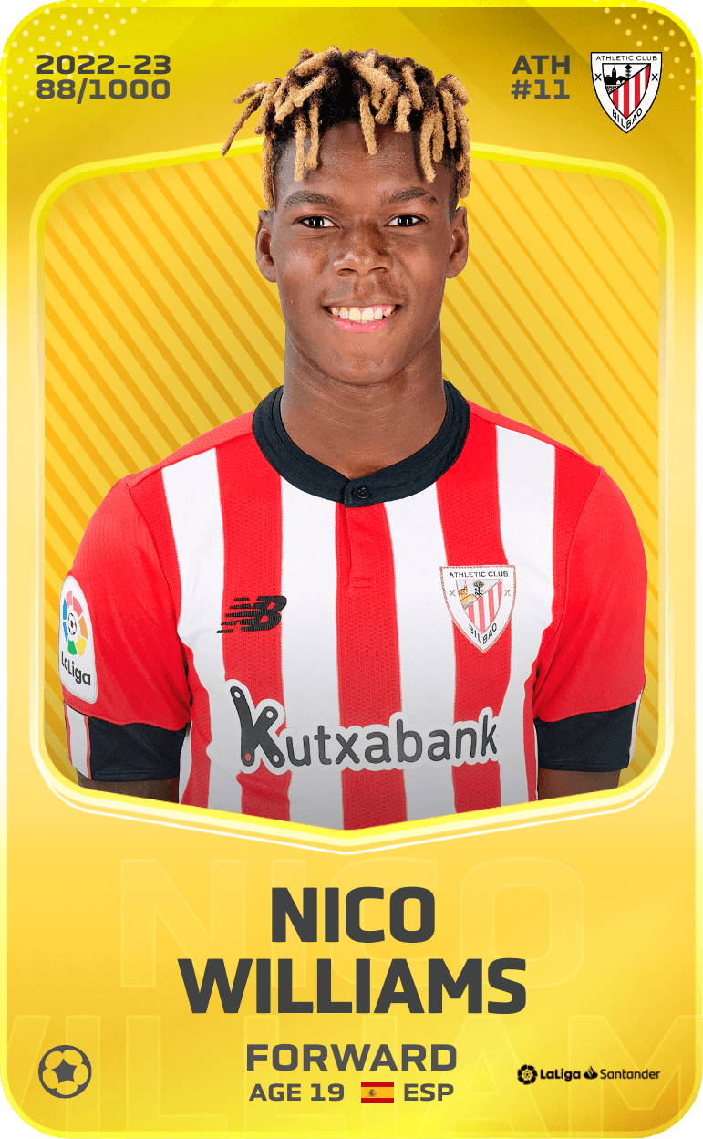 Nico Williams 2022-23 • Limited 88/1000