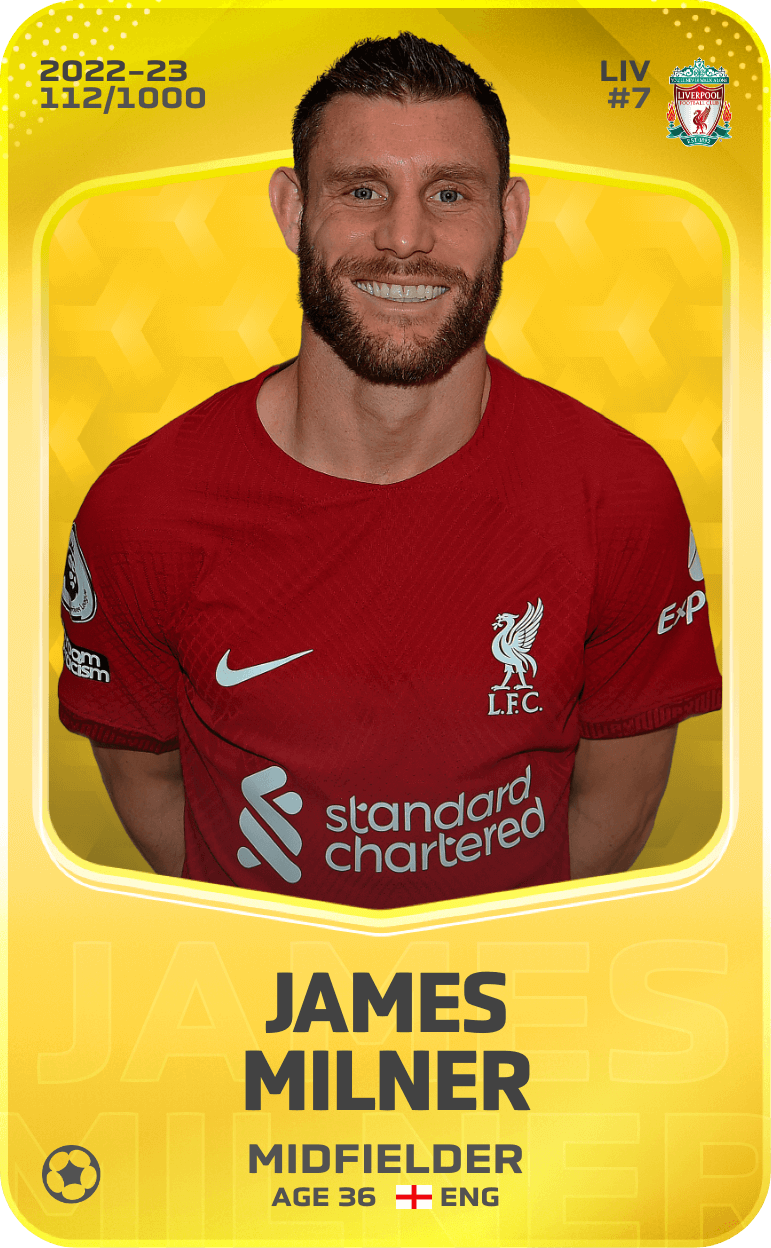 James Milner 2022-23 • Limited 112/1000