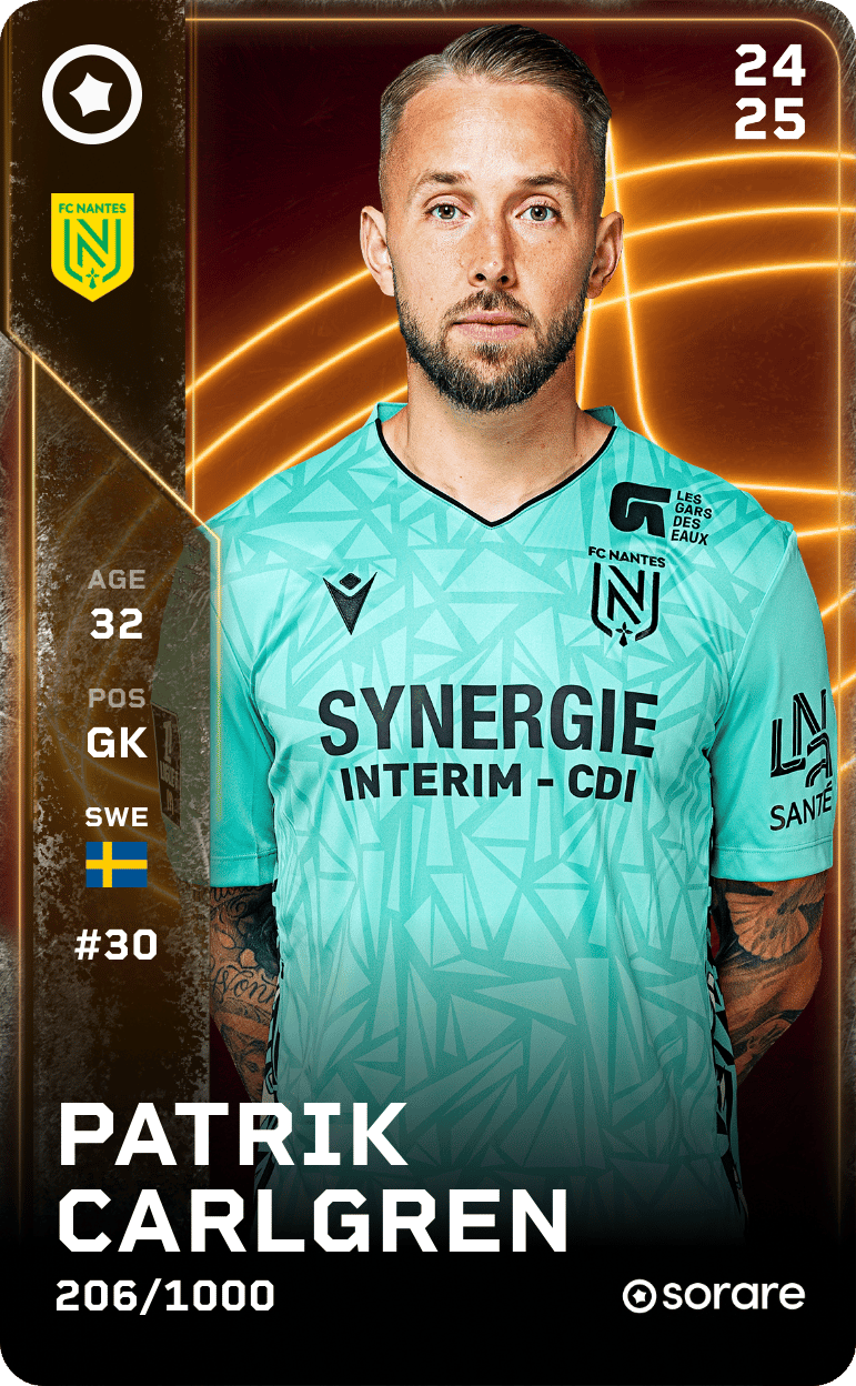 Patrik Carlgren 2024-25 • Limited 206/1000