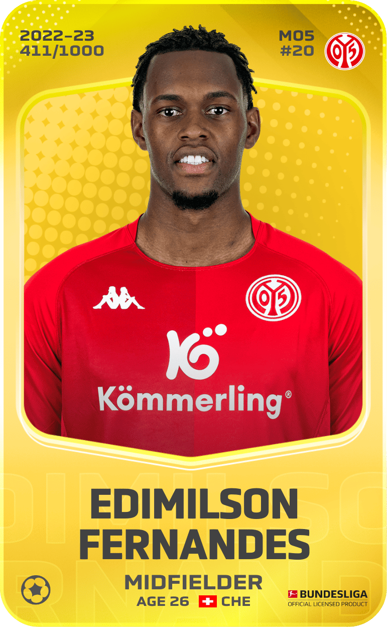 Edimilson Fernandes 2022-23 • Limited 411/1000