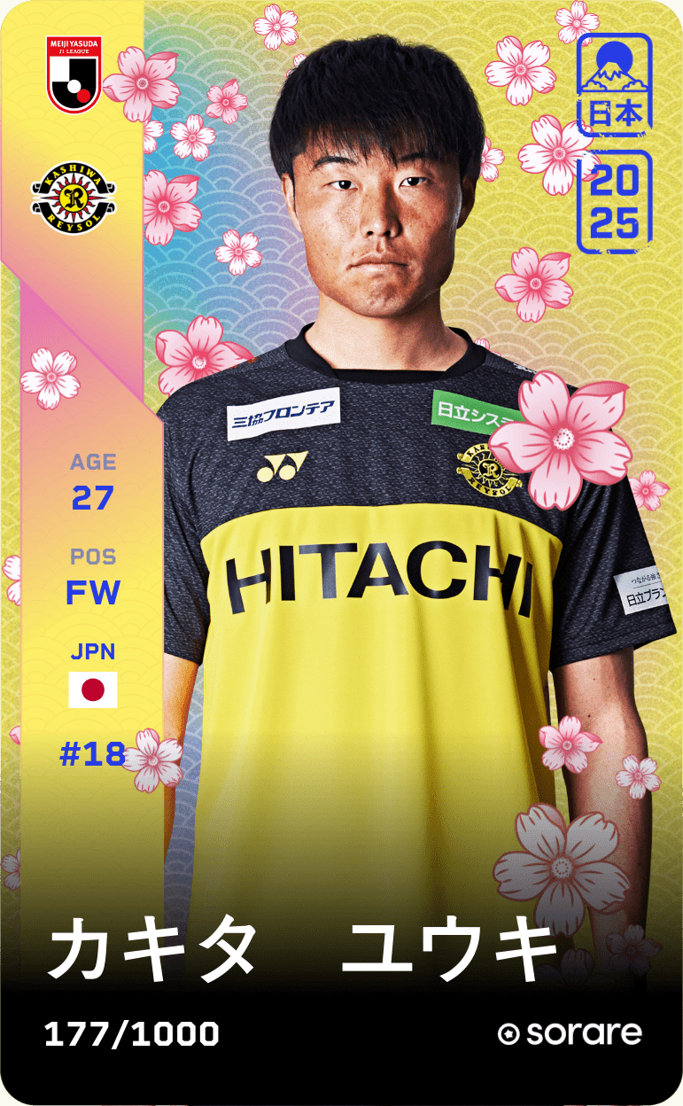 Yuki Kakita 2025-26 • Limited 177/1000
