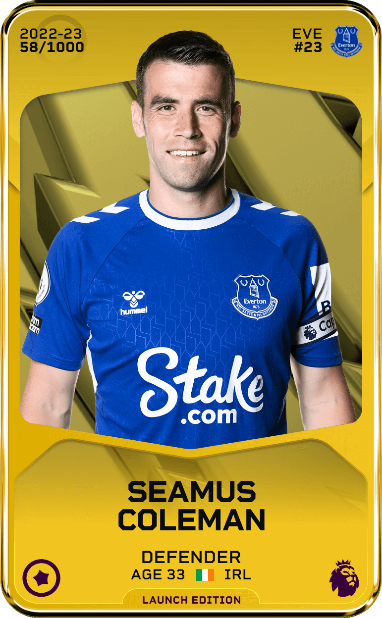 Seamus Coleman 2022-23 • Limited 58/1000