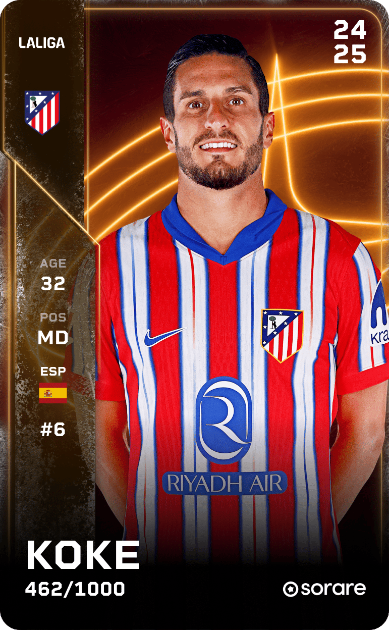 Koke 2024-25 • Limited 462/1000