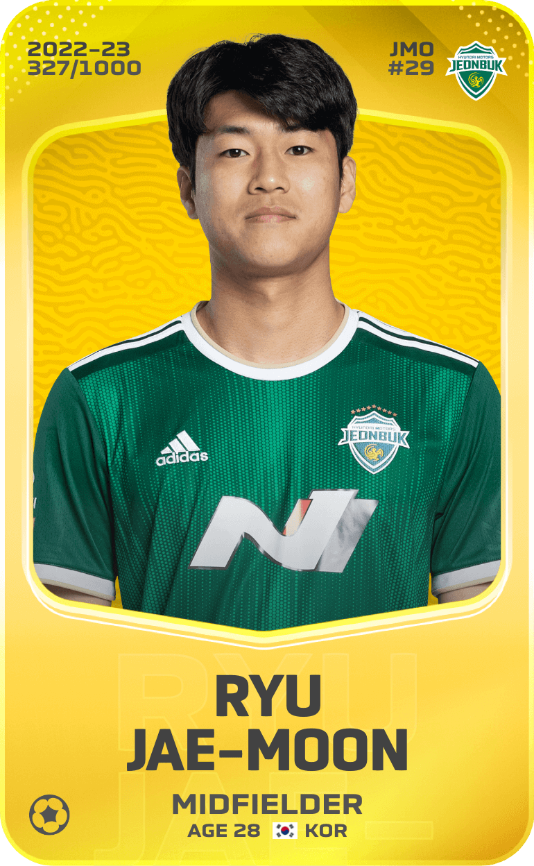 Ryu Jae-Moon 2022-23 • Limited 327/1000