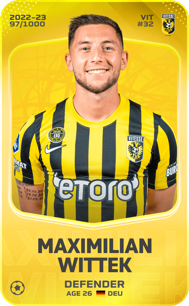 Maximilian Wittek 2022-23 • Limited 97/1000