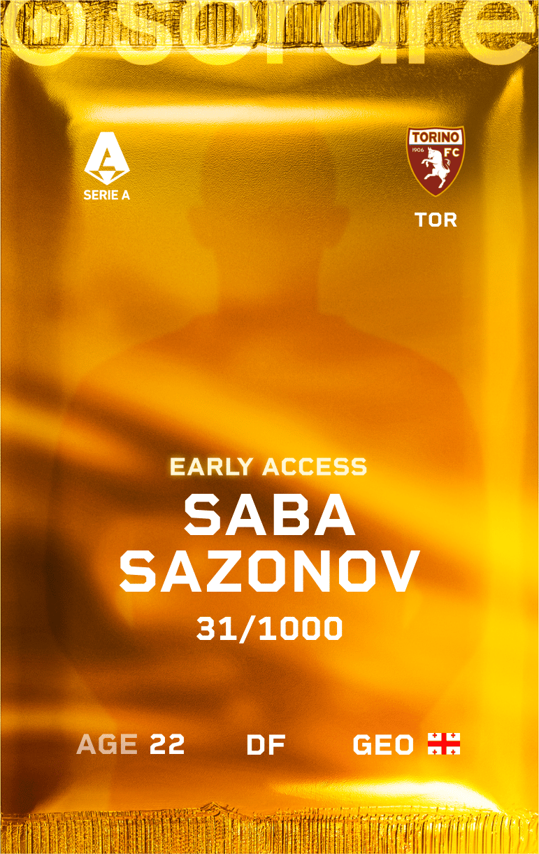 Saba Sazonov 2024-25 • Limited 31/1000