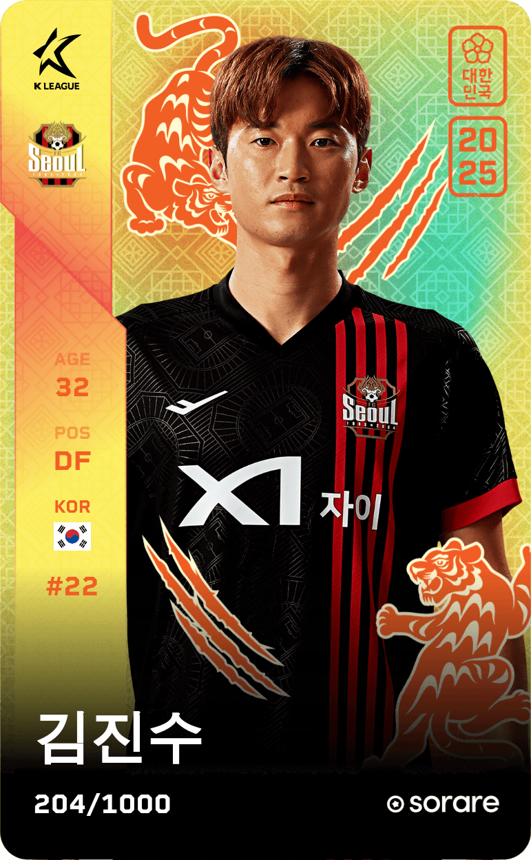 Kim Jin-Su 2025-26 • Limited 204/1000