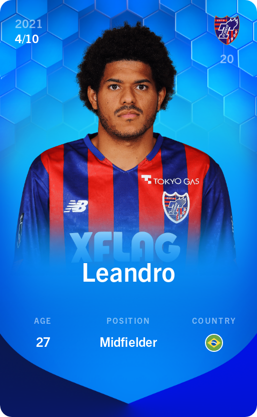 Sorare - Sorare Official - Leandro 2021-22 • Super Rare 4/10 - NFT # 62239768549522209651864977806149618418544175987910966994543433942360095722993