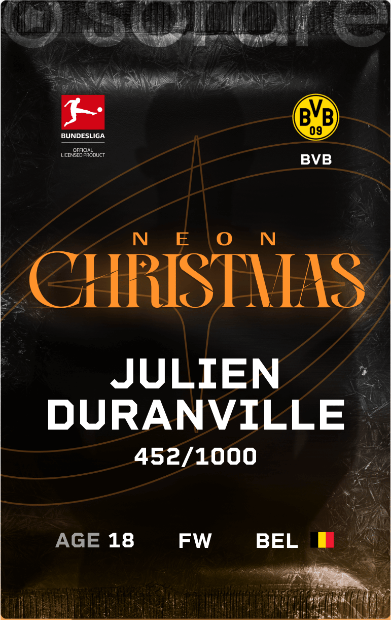 Julien Duranville 2024-25 • Limited 452/1000