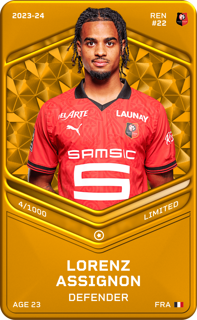 Lorenz Assignon 2023-24 • Limited 4/1000