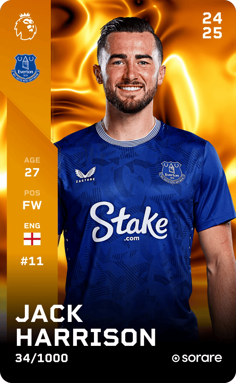 Jack Harrison 2024-25 • Limited 34/1000