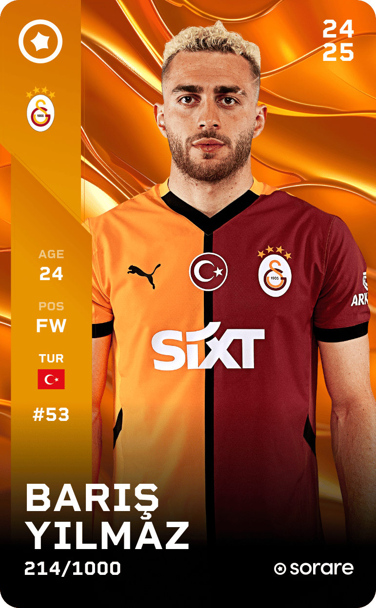 Barış Yılmaz 2024-25 • Limited 214/1000