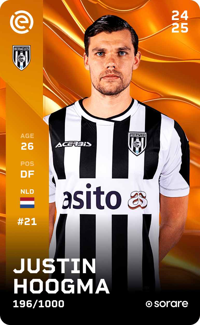 Justin Hoogma 2024-25 • Limited 196/1000