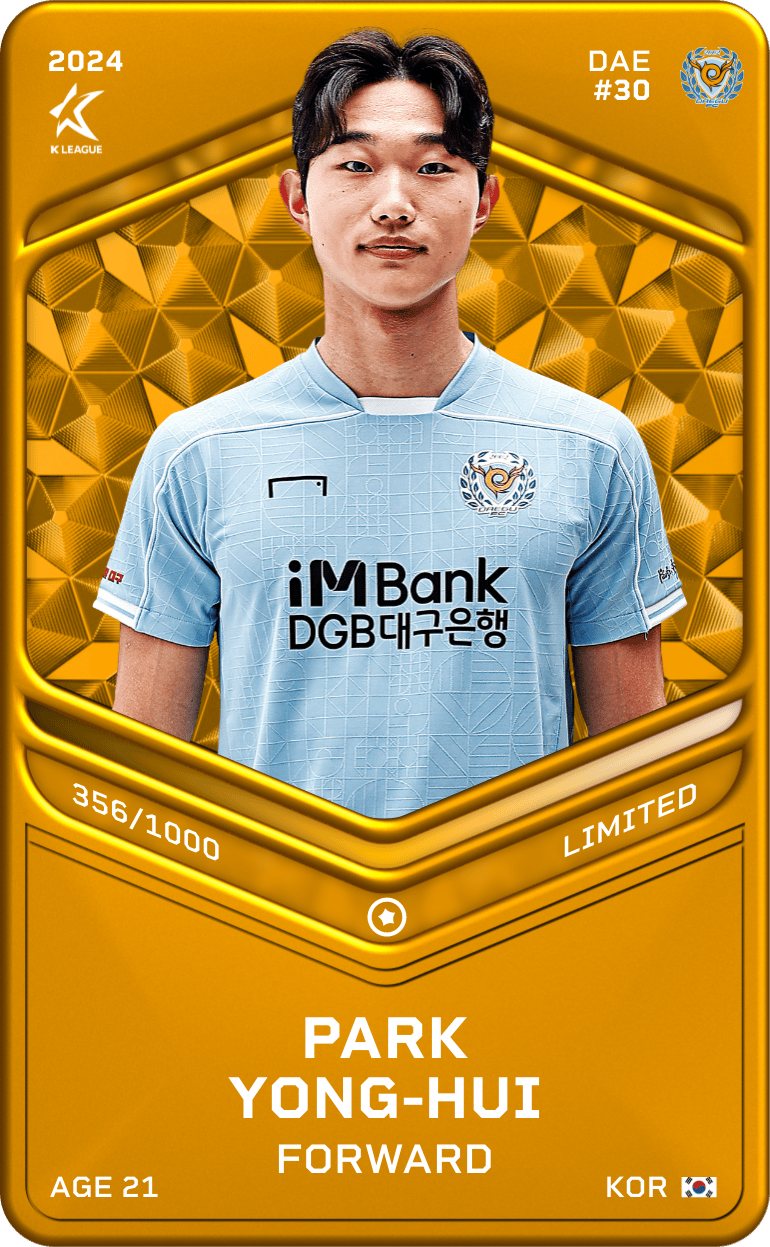 Park Yong-Hui 2024-25 • Limited 356/1000
