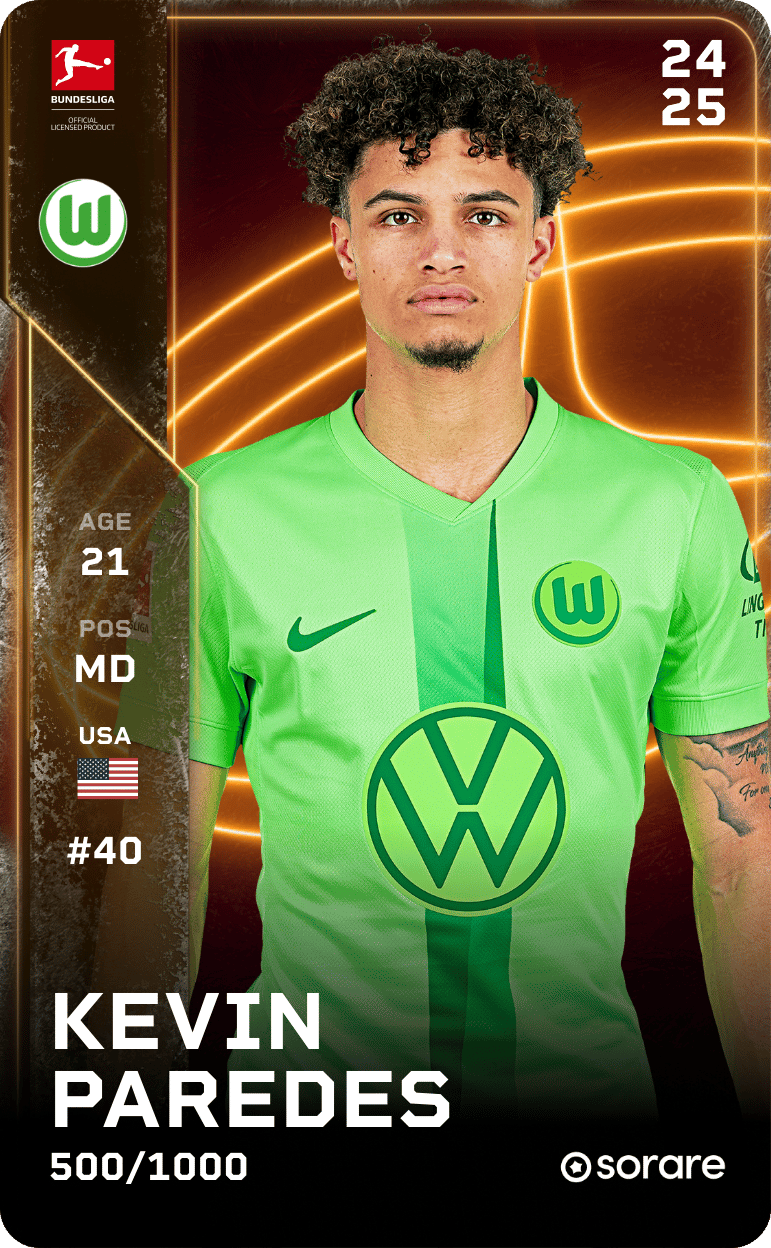 Kevin Paredes 2024-25 • Limited 500/1000